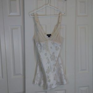 Jones New York Cream Burnout Shortie Nightgown